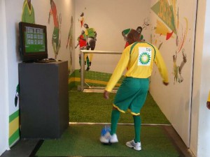 Kick-Point beim Confed Cup Südafrika 