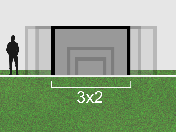 Portería 3x2