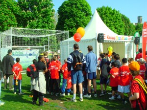 Kick-Point beim Wien Marathon 2008