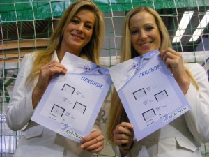 Kandidatinnen mit Kick-Point Urkunde