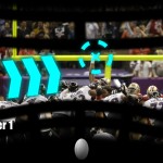 E-Fussballtor American Football Pass