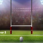 E-Fussballtor Rugby