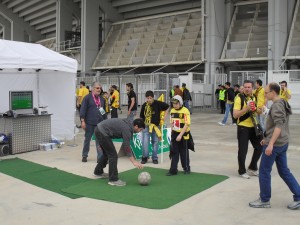 Kick-Point beim griechischen Pokalfinale